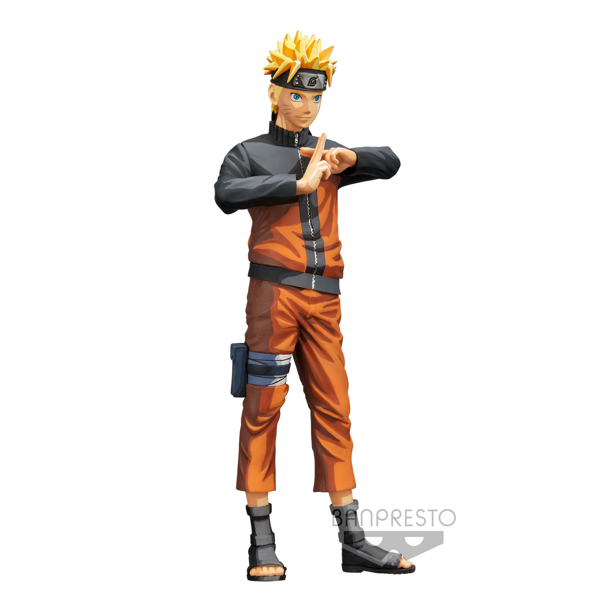 NARUTO SHIPPUDEN - Uzumaki Naruto - Figurine Grandista Nero bems