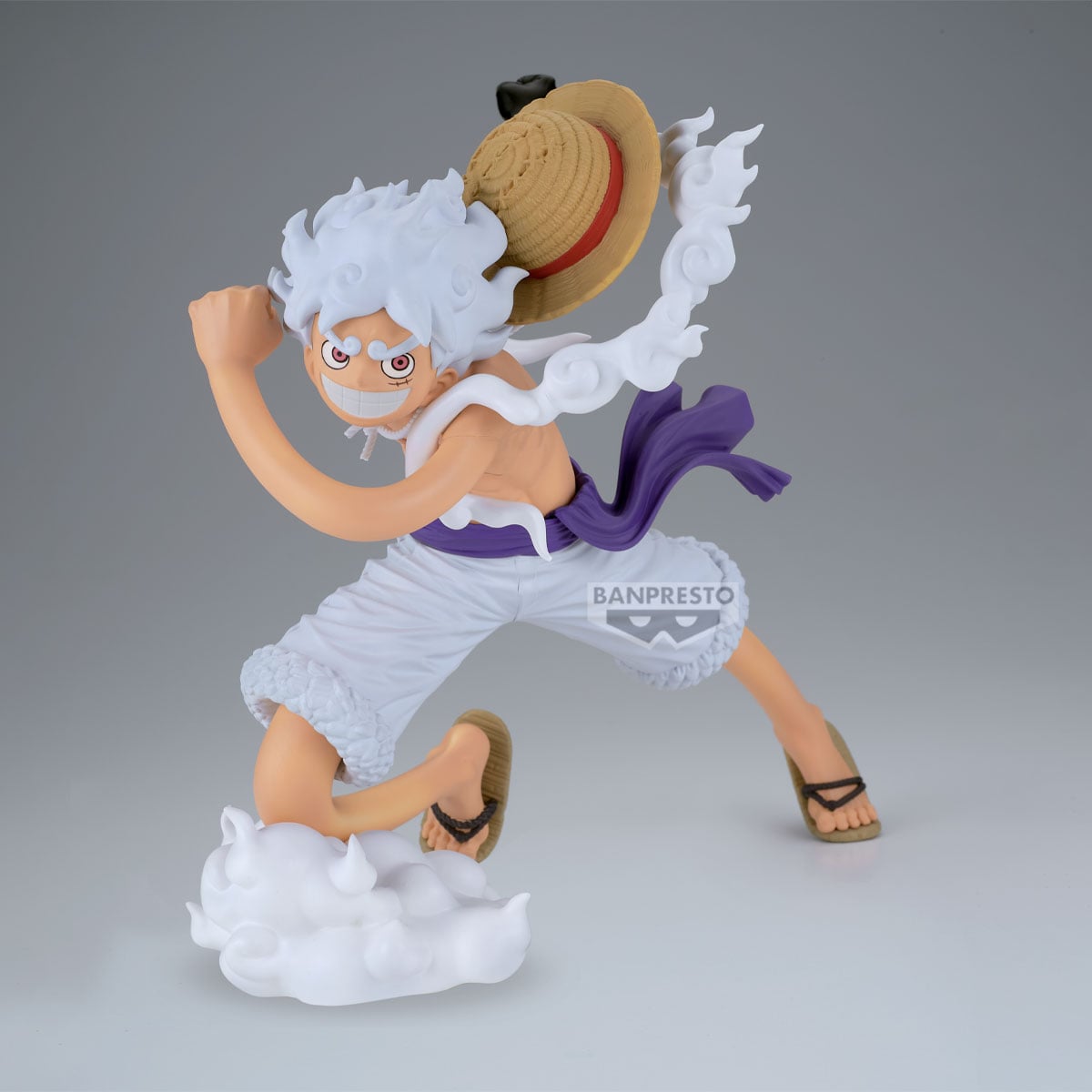 ONE PIECE - Monkey D. Luffy Gear 5 - Figurine Grandista 22cm bems