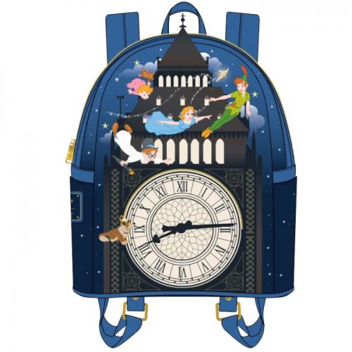 DISNEY - Peter Pan Glow Clock - Sac à dos LoungeFly '23x28x10cm' Loungefly