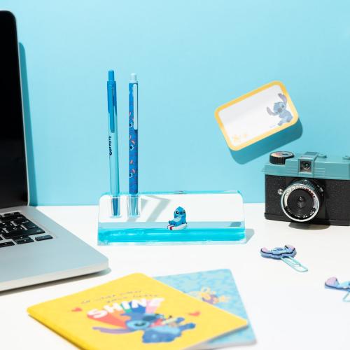 STITCH - Set 2 Stylos-bille avec son Socle 3D Acrylique grupo erik