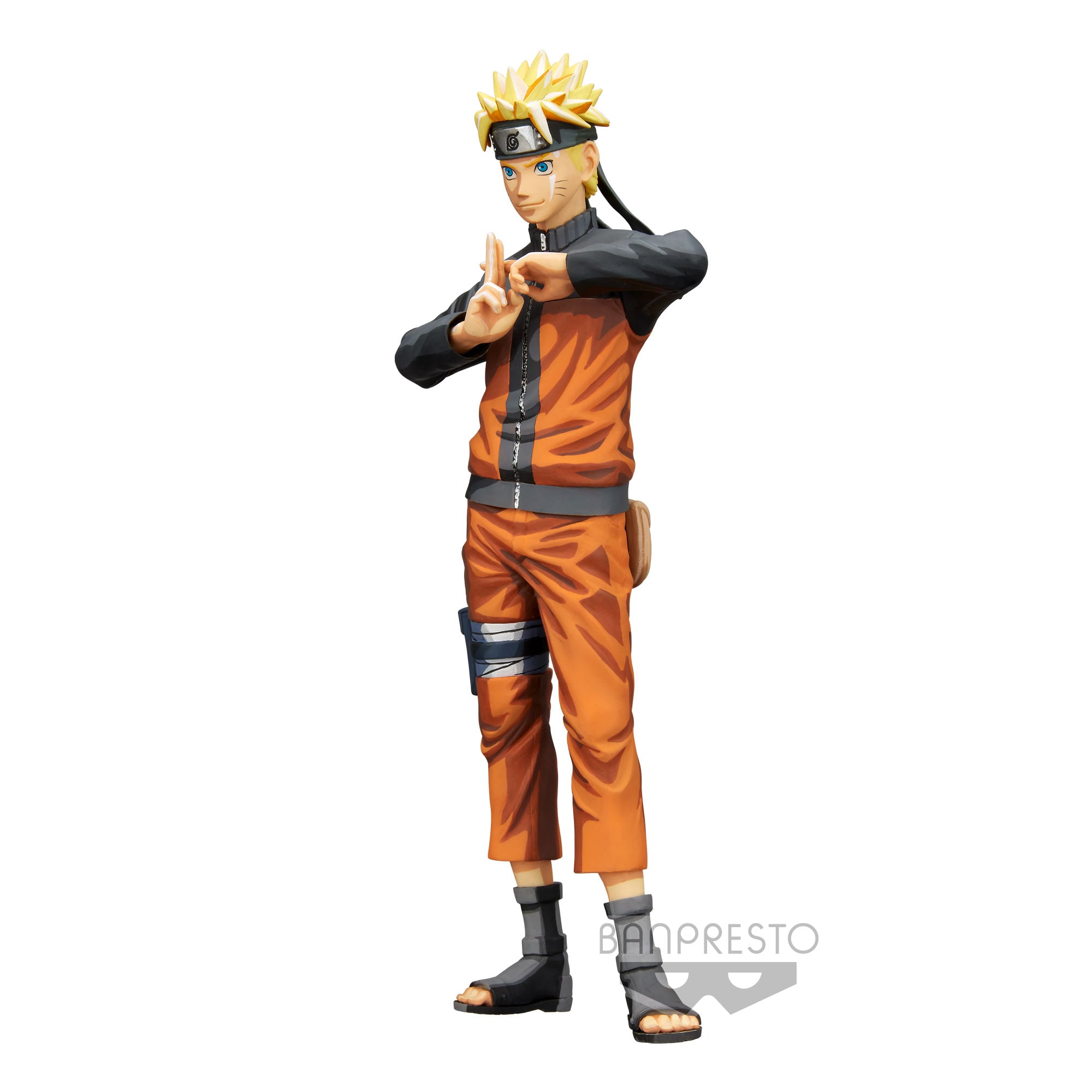 NARUTO SHIPPUDEN - Uzumaki Naruto - Figurine Grandista Nero bems