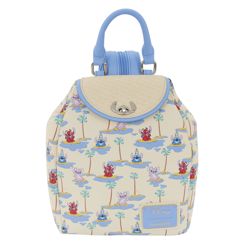 LILO & STITCH - Stitch, Angel & Leroy - Mini Sac à dos Loungefly Loungefly
