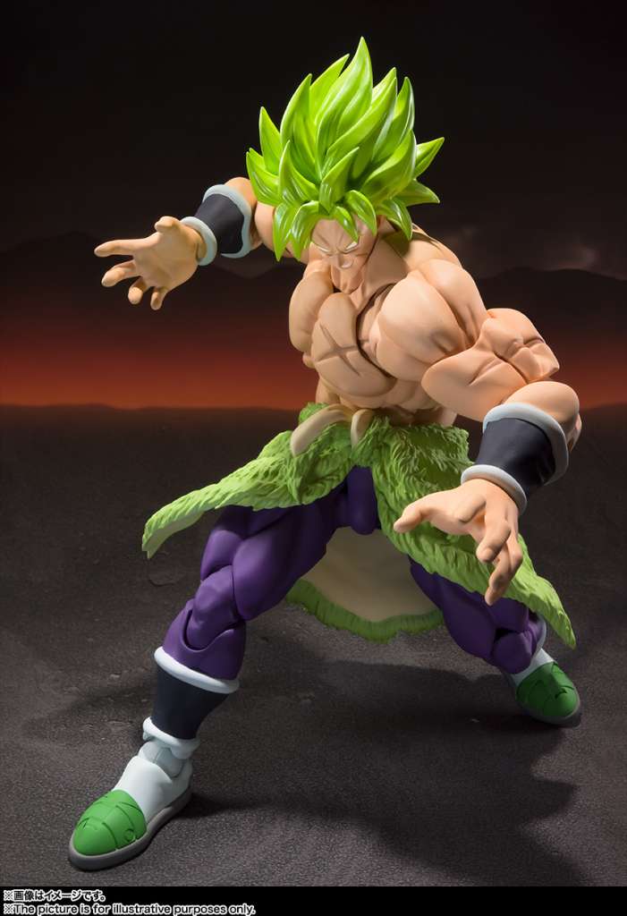 DRAGON BALL Z - Broly "Super Saiyan" - Figurine S.H. Figuarts 22cm Bandai tamashii nations