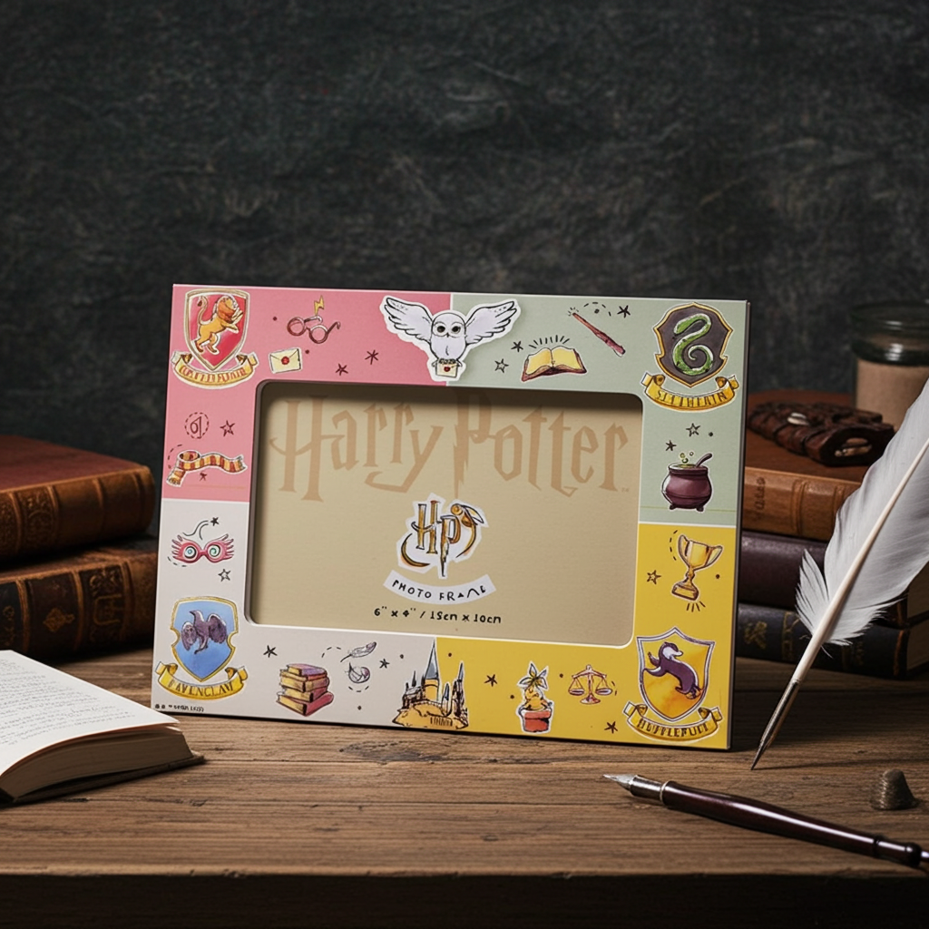 HARRY POTTER - Les 4 Maisons - Cadre Photo 3D bems
